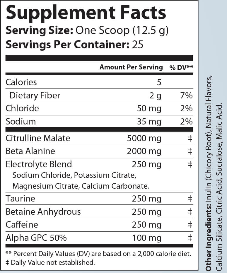 Pump Pre - Workout (Citrus Blast)