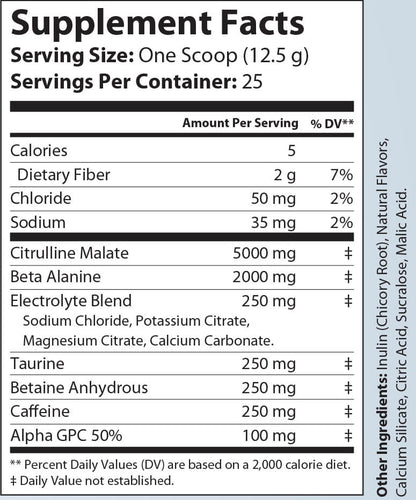 Pump Pre - Workout (Citrus Blast)
