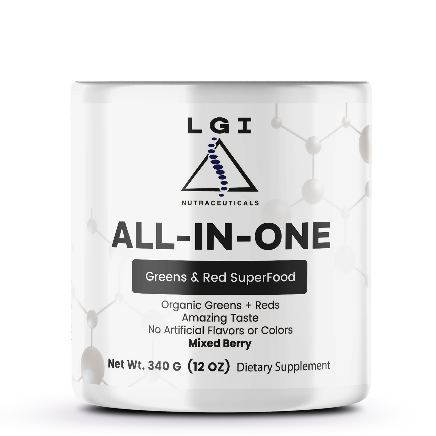 All - In/One Greens & Red SuperFood + Immune (Mixed Berry)