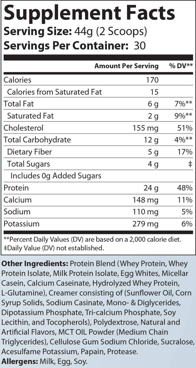 2.9lb Essential Meal Replacement Protein (Vanilla Milkshake)