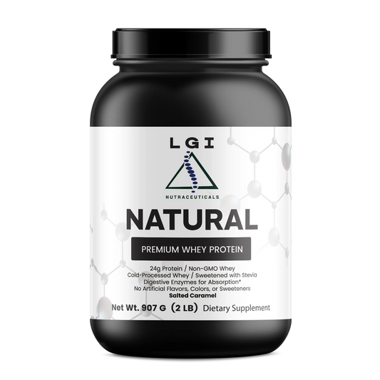 2lb Whey Natural (Salted Caramel)