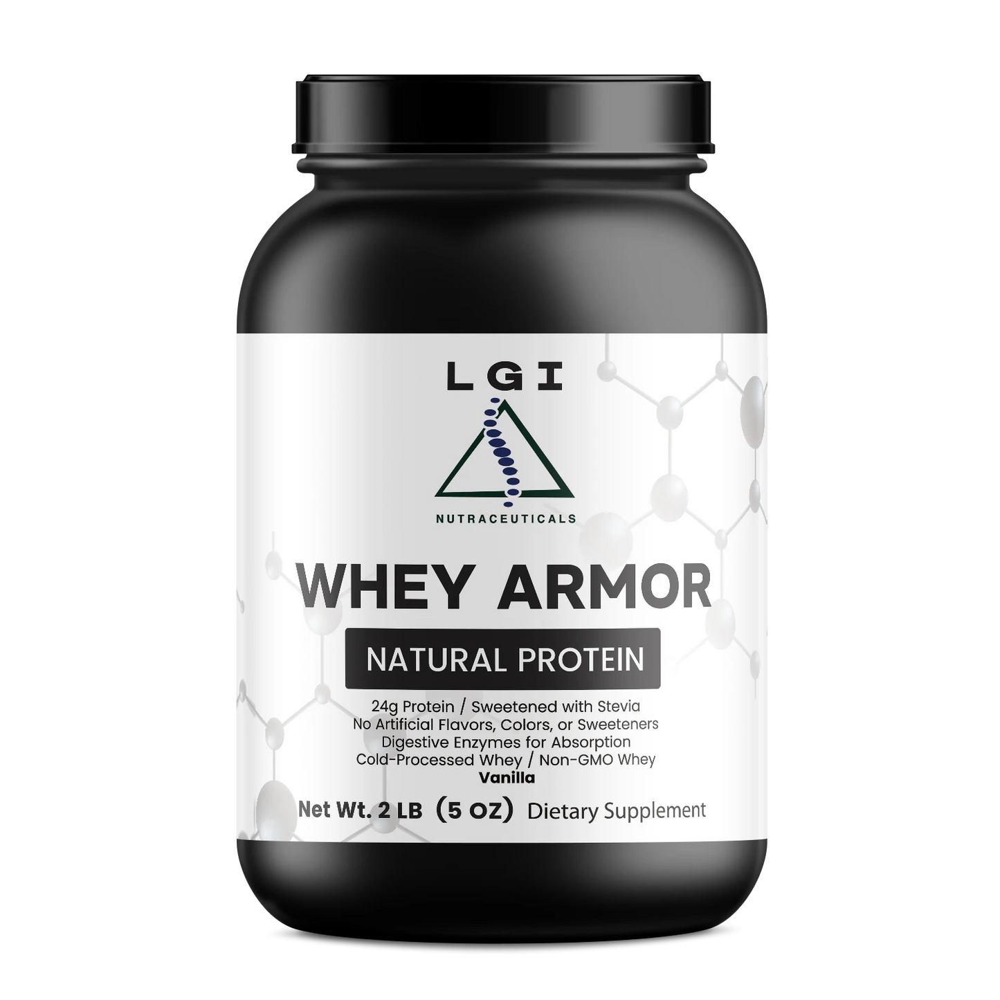 2lb Whey Armor Natural Protein (Vanilla)