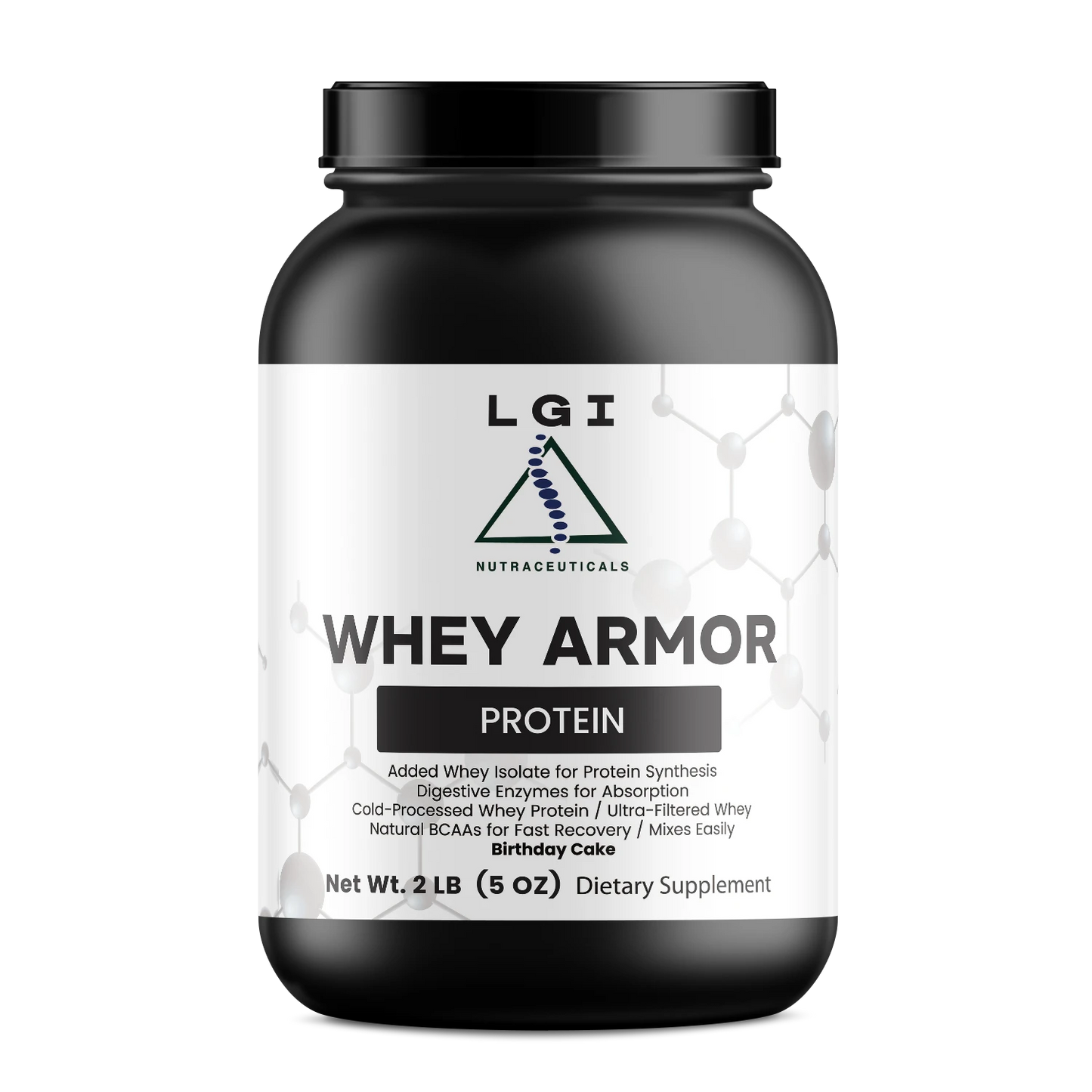 2lb Whey Armor Protein (Birthday Cake)