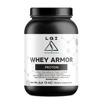 2lb Whey Armor Protein (Birthday Cake)
