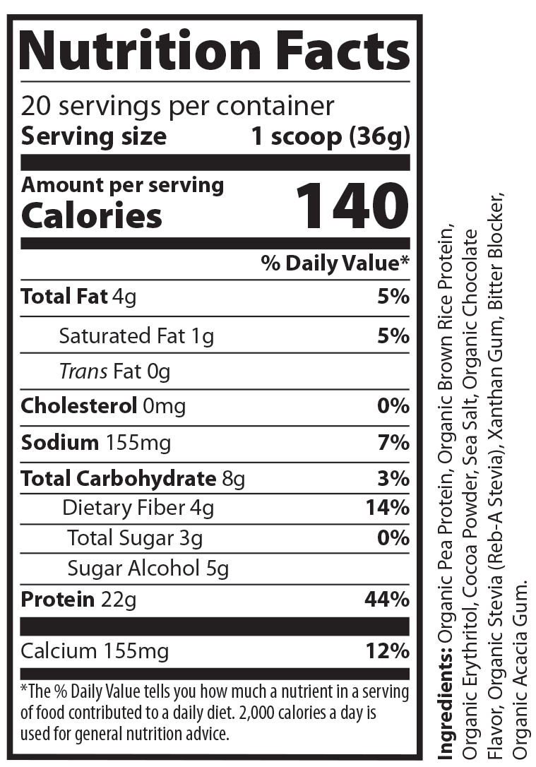 1.5lb Pure Vegan Protein (Rich Chocolate)