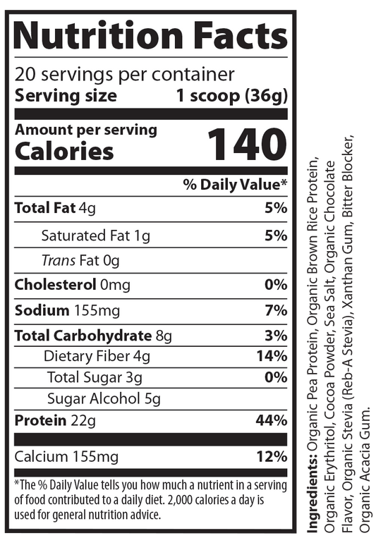 1.5lb Pure Vegan Protein (Rich Chocolate)