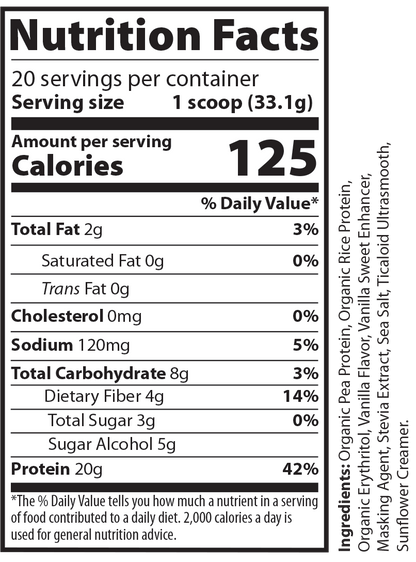 1.5lb Pure Vegan Protein (Vanilla)