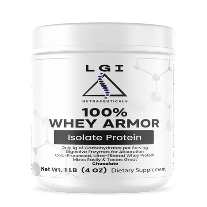1lb 100% Whey Armor Isolate Protein (Chocolate)