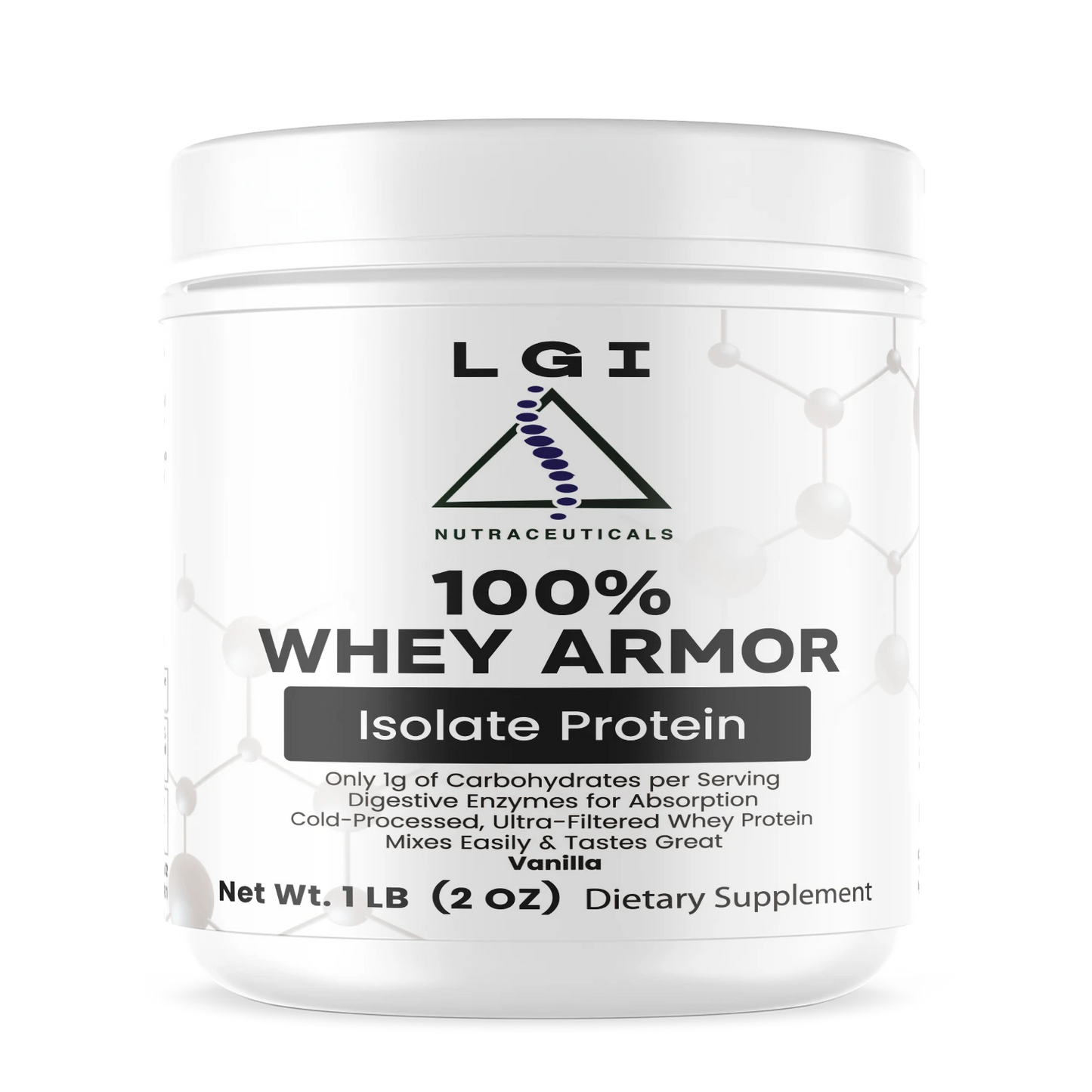 1lb Whey Armor Isolate Protein (Berry)