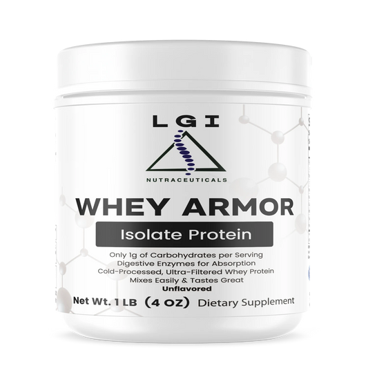 1lb Whey Armor Isolate Protein (Unflavored)