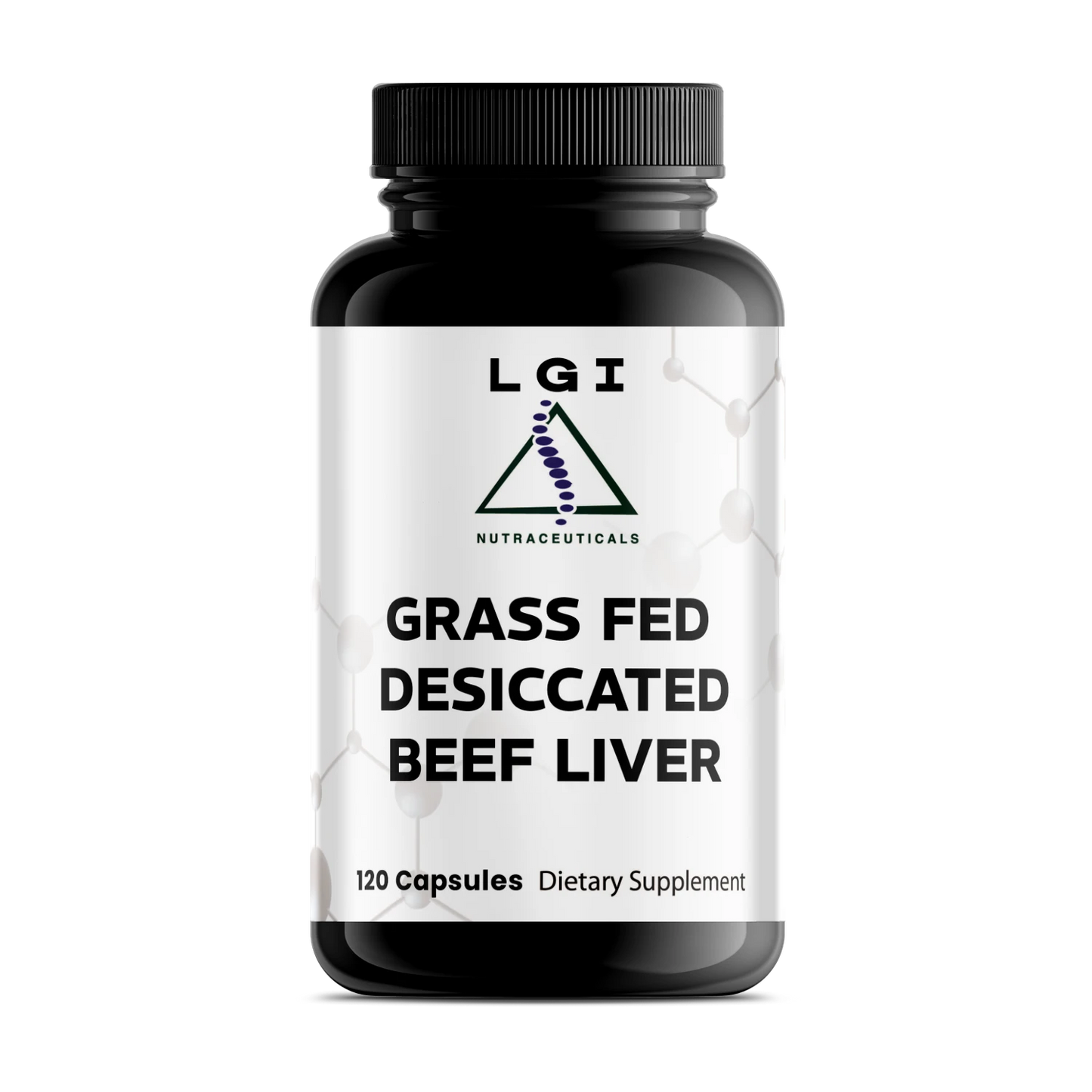 Grass Fed Desiccated Beef Liver Capsules