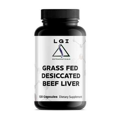 Grass Fed Desiccated Beef Liver Capsules