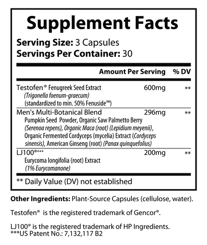 Premium Testosterone w/ Testofen ®